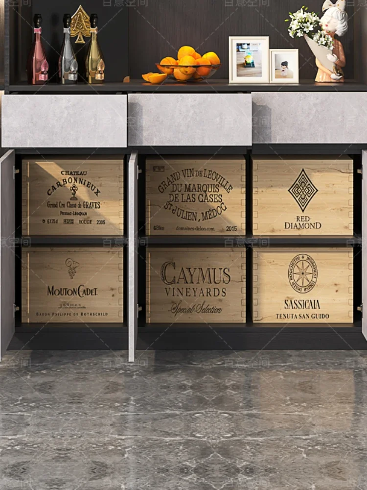 Обеденный боковой винный шкаф современный простой светильник роскошная