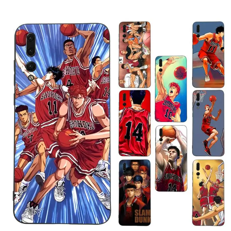 

Anime Slam Dunk Shohoku Team Phone Case for Huawei P30 40 20 10 8 9 lite pro plus Psmart2019