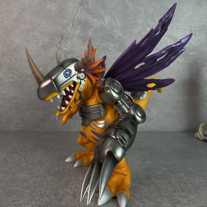 Фото Фигурка Digimon MetalGreymon, коллекционная модель Digital Monster из ПВХ, аниме-статуэтка, украшение для рабочего стола, подарок для фанатов №3