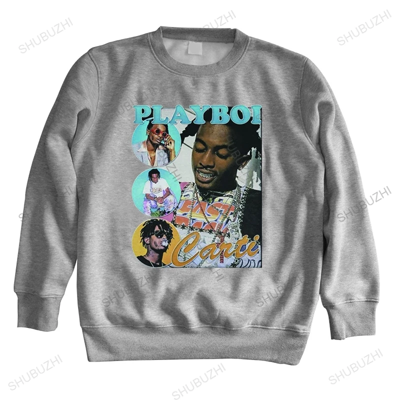 Playboi Carti 90s графика винтажные рэп хип-хоп толстовки модный дизайн повседневные