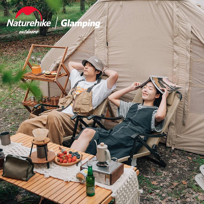 Naturehike складной стул для кемпинга с подушкой сверхлегкий портативный и рыбалки