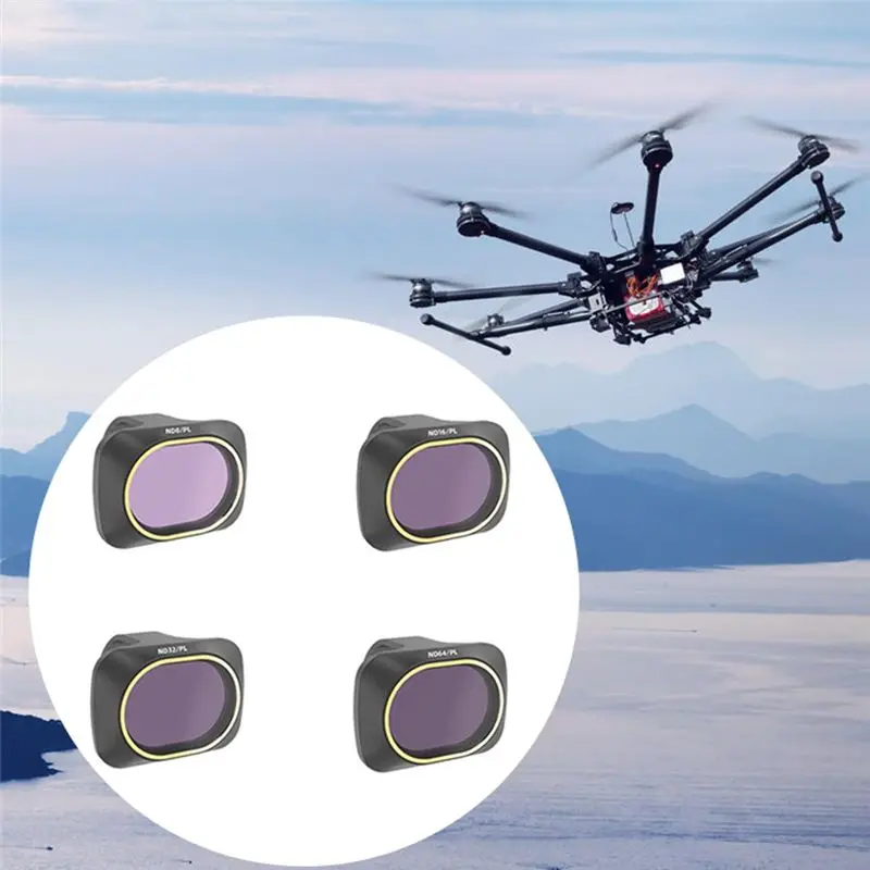 Фото Фильтр для дронов HFES для DJI Mini 1/2/SE/2 SE/4K, набор фильтров NDPL для дронов, аксессуары для серии DJI Mini №3
