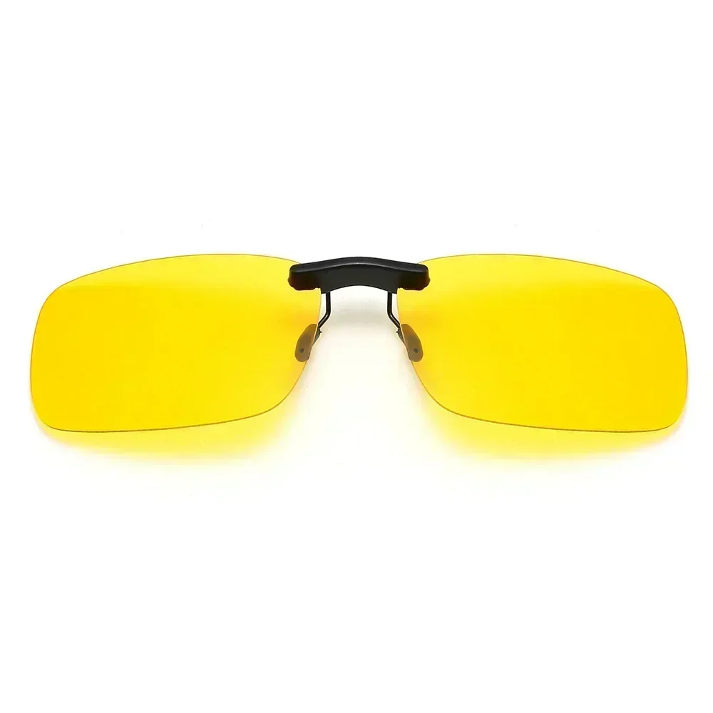 

Солнцезащитные очки с откидной клипсой, поляризационные солнцезащитные очки, солнцезащитные очки без оправы с металлическим зажимом для очков по рецепту, очки для вождения