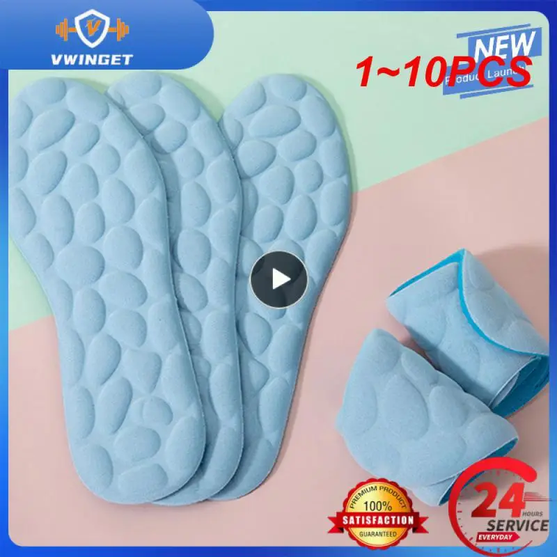 

1~10PCS Latex Sport Insoles for Men Women Soft High Elasticity Memory Foam Insoles Insert Shoes Pads Breathable Massage Cushion