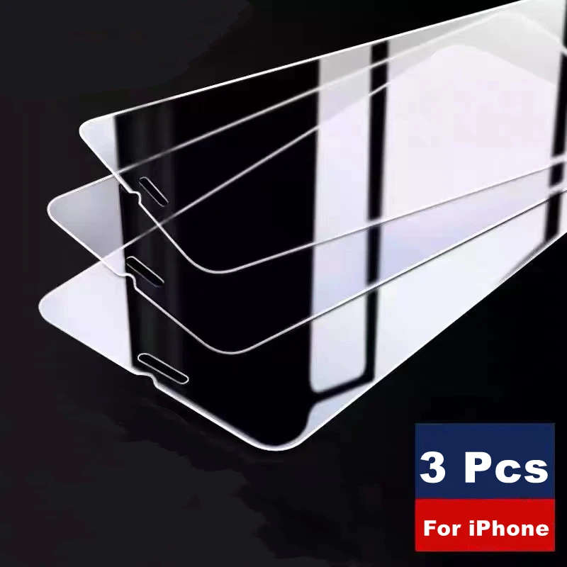 

3 Pcs For iPhone 8 / 7 / 6 Glass Film High Quality Glass Anti Screen Protector Film