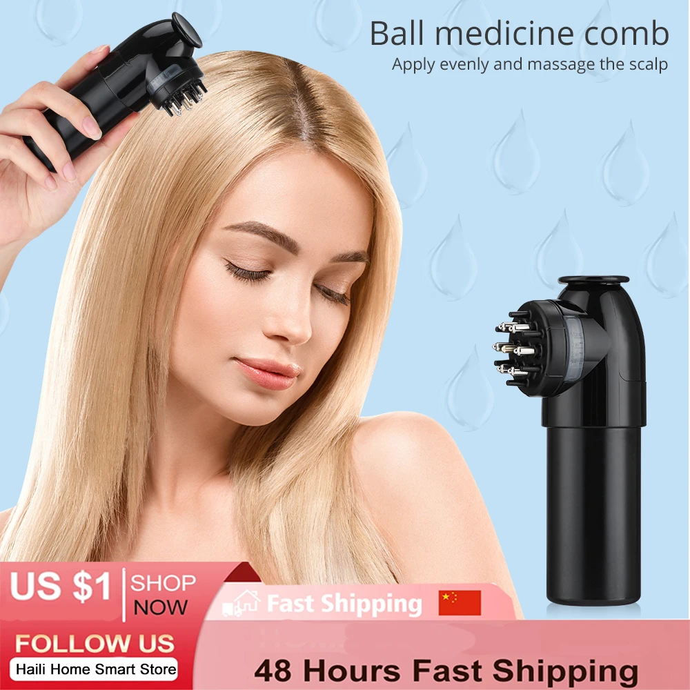 

Расческа-аппликатор для кожи головы, жидкая Расческа с эфирным маслом для роста волос, средство для ухода за волосами