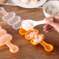 kitchen diy sushi mini rice tools balls maker mould with spoon rice ball molds rice meat vegetables making kitchen
