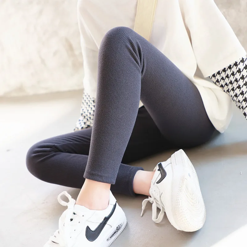 

Girls Leggings Spring Autumn Pants for Kids High-elastic Children Pants Teenager Slim Bottom Baby Trousers 2-12years