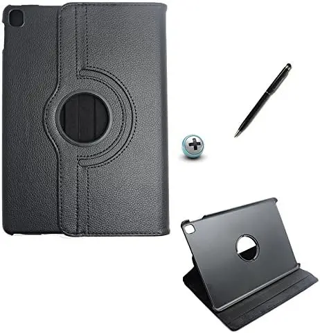 

For Luxurious Rotating 360 Capa Case para iPad Pro 9.7 with Touch Pen - Black