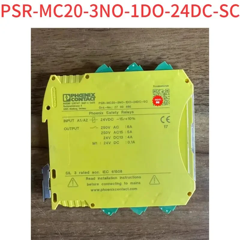 Подержанный тест ОК 2700466 реле безопасности PSR-MC20-3NO-1DO-24DC-SC