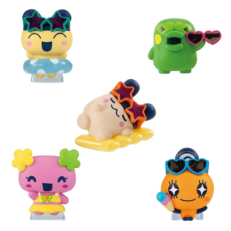 Фото Новая коллекционная фигурка Bandai Ta Ma Got Chi Summer Vacation Gashapon: Маметчи, мультяшный персонаж, украшение для рабочего стола, для фанатов №1