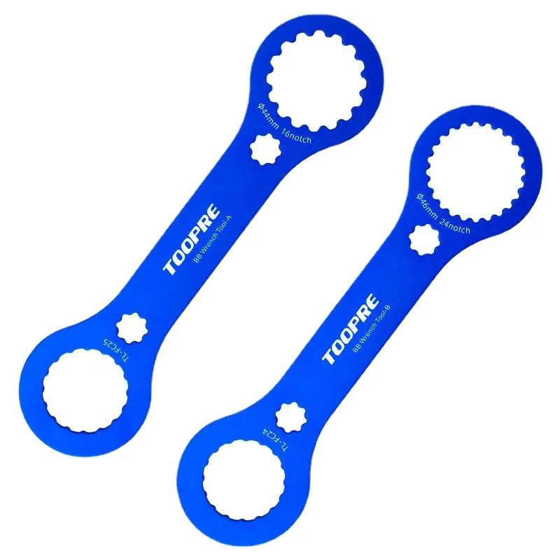 Aluminum Alloy Axle Double-ended BB Wrench DUB Multi-functional All-in-one Bicycle Repair Tooth Disk Removal  Installation Tool