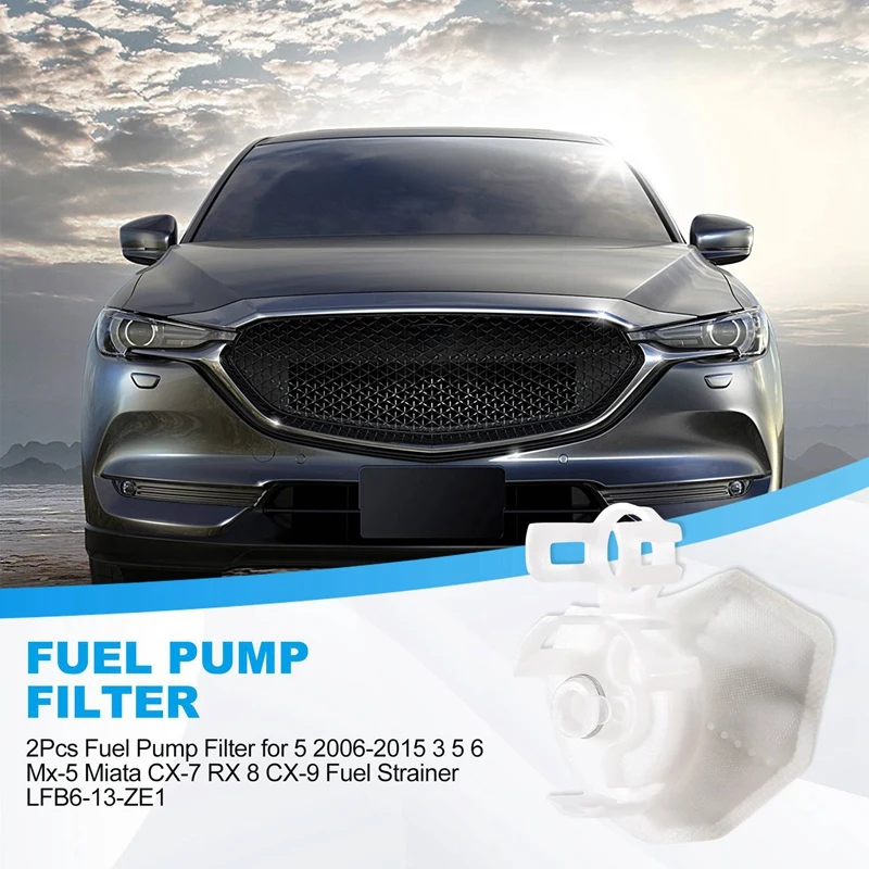 2 шт. фильтр топливного насоса для Mazda 5 2006-2015 3 6 Mx-5 Miata CX-7 RX 8 CX-9 топливный LFB6-13-ZE1