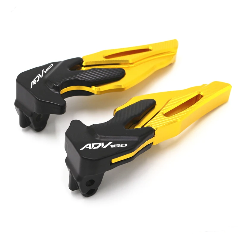 Для Honda ADV150 ADV160 ADV 150 160 аксессуары для мотоциклов ЧПУ Алюминиевый задний комплект подножки подставка для ног Подножки педаль
