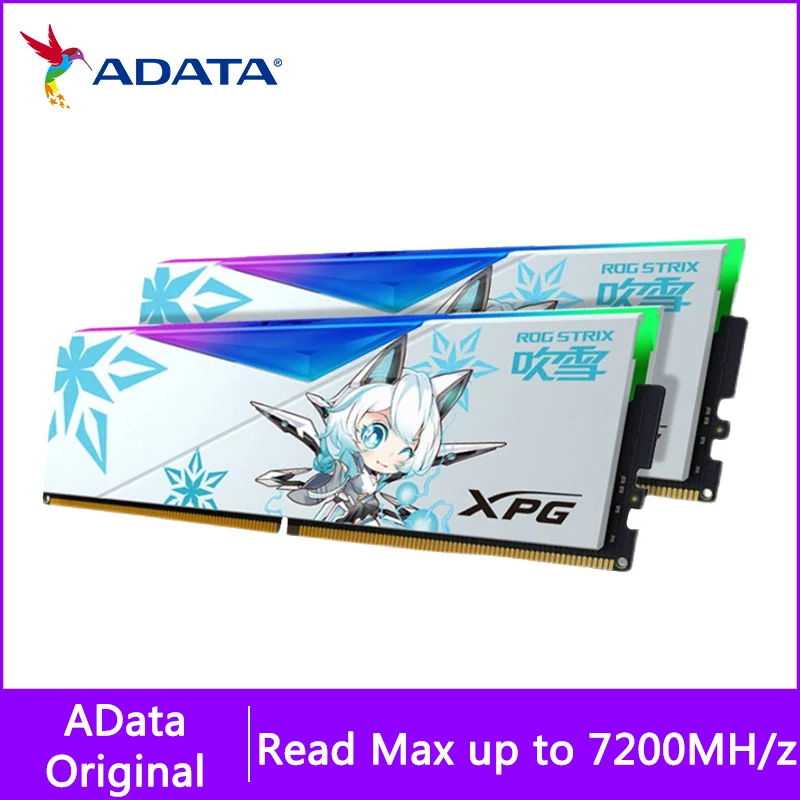 ADATA XPG LANCER RGB ChuiXue DDR5 ОЗУ 16 ГБ 32 ГБ PC4 5600 МГц 6000 МГц 6400 МГц 7200 МГц U DIMM 288pin для компьютера настольного ПК памяти