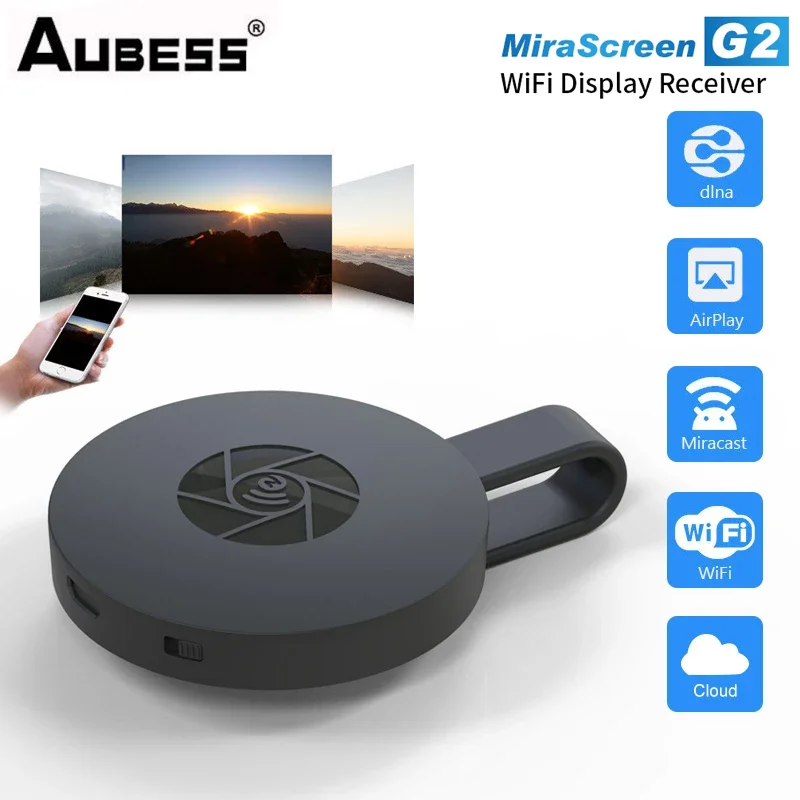 Смарт-ТВ G2 беспроводной Wi-Fi дисплей ТВ-ключ 1080P HDMI-совместим с Google Chromecast 3 2