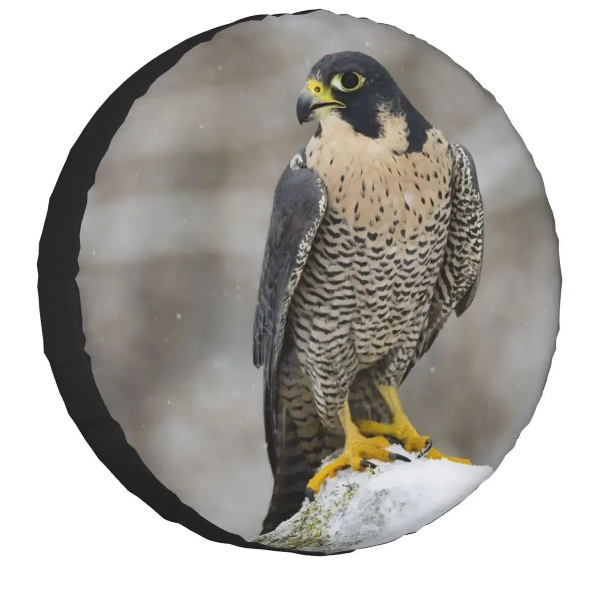 Peregrine Falcon Animal Spare Tire Cover for Toyota Prado Jeep RV SUV 4WD 4x4 Car Wheel Protector Covers 14&quot 15&quot 16&quot 17&quot Inch