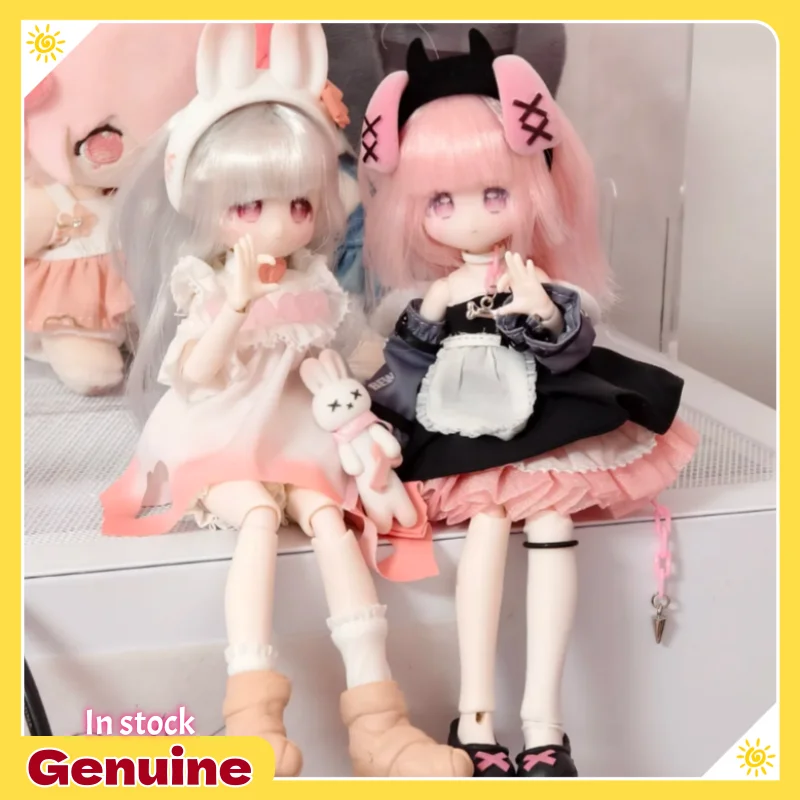 Фото Кукла Inedible Doll Cute Strange Tale 1/8 с пророщенными волосами, милая коллекционная фигурка-сюрприз, модная игрушка, настольное украшение, подарок, в наличии №1