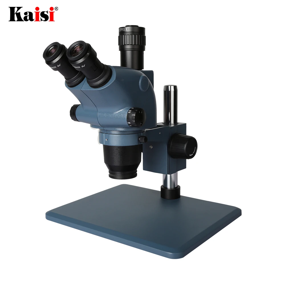 

Kaisi Microscope 36565A Mobile Phone Repair Tools Trinocular Stereo Microscope With B10 Base