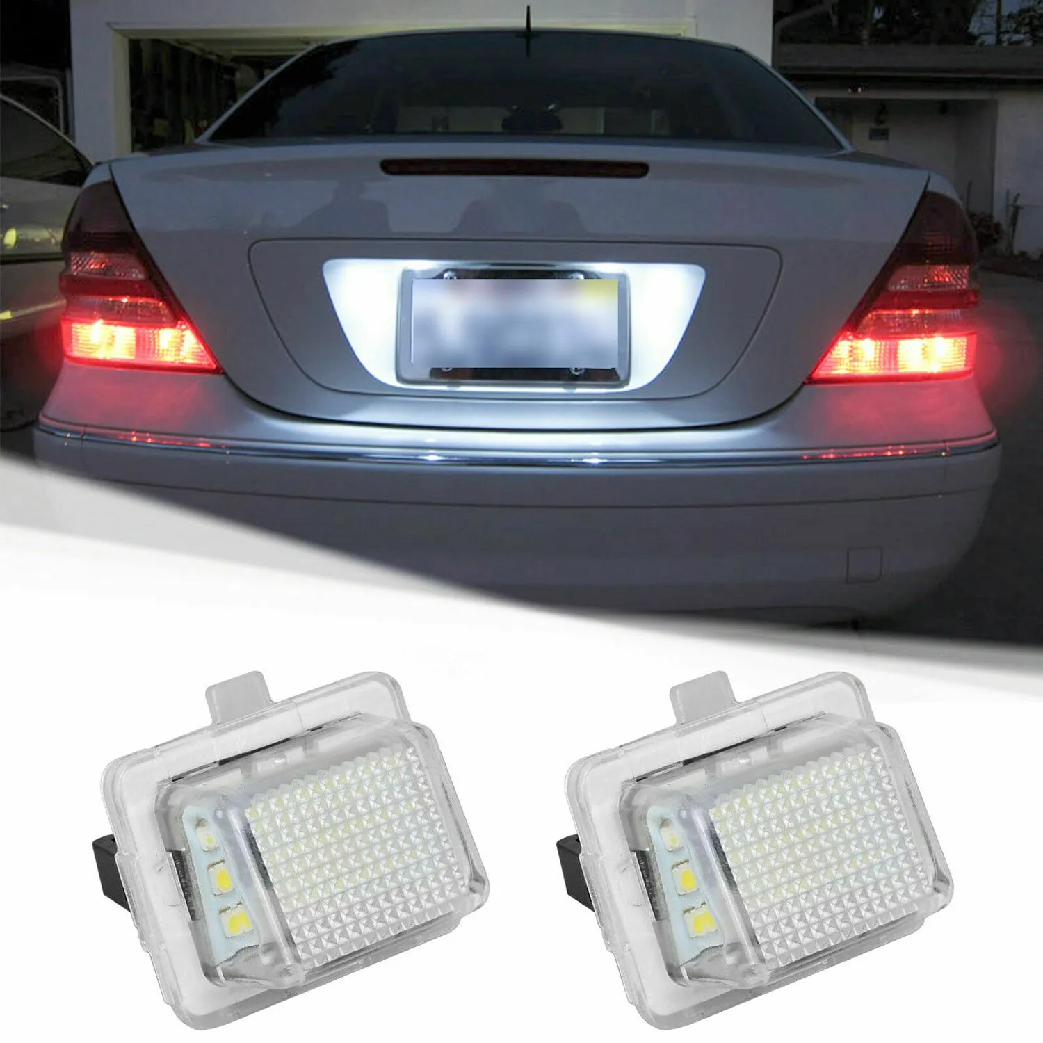 2 шт., задний номерной знак Mercedes-Benz W204W212W216W221W207 18 (art.: 3920c4f4ff7fd) - 3920c4f4ff7fd