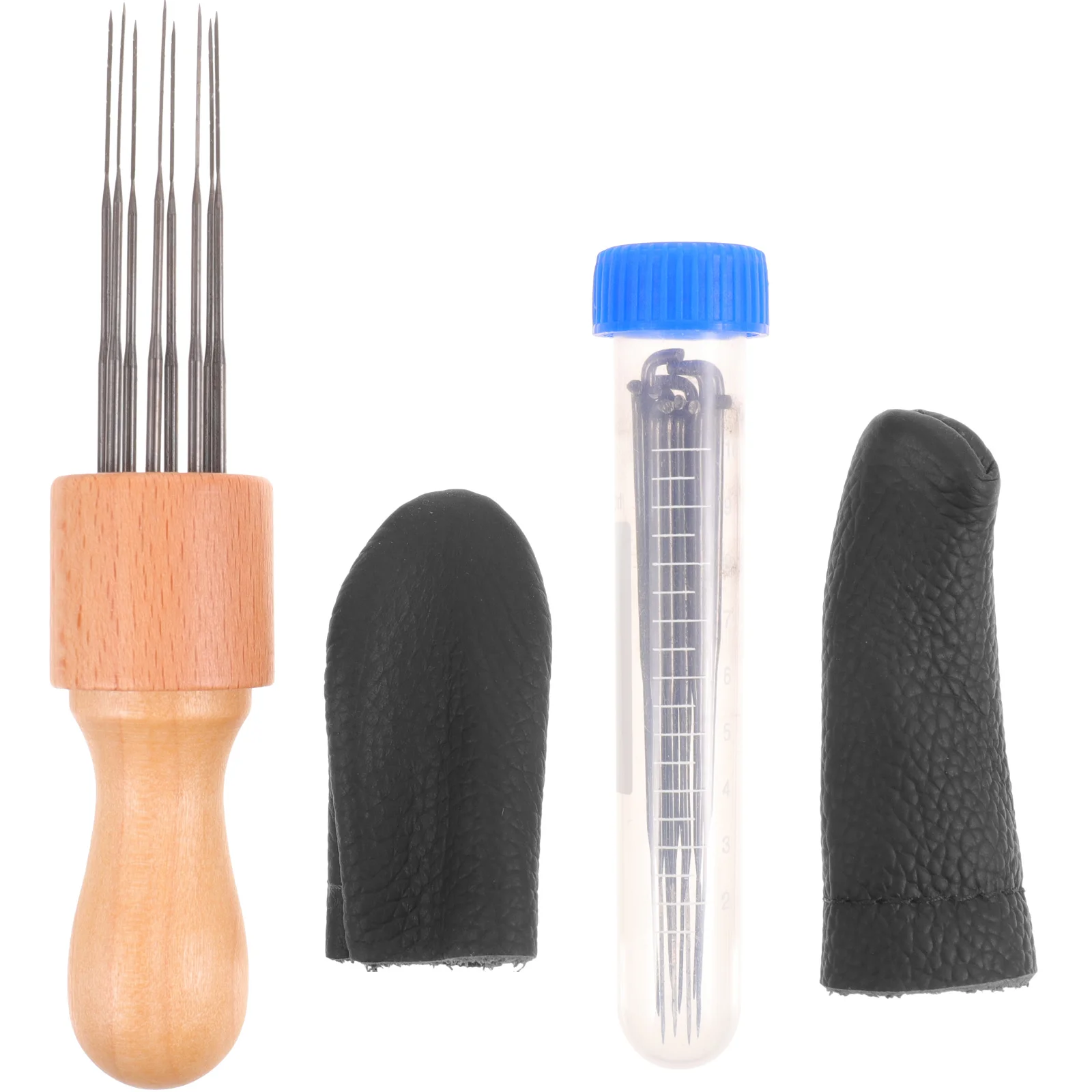 

Needle Punch Embroidery Tool Wooden Sewing Threader Stitching Cross Diy Pensupplies Felt Felting Knitting Yarn Weaving Patchwork