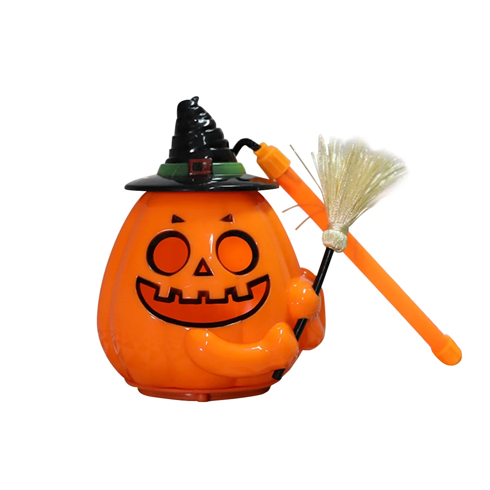 

Handheld Pumpkin Lanterns Vocal Light Game Props Party Supplies Costume Accessory without Battery for Children Kid
