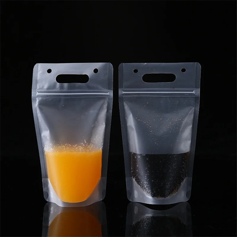 

Stand-up Drink Pouches Plastic Juice Coffee Liquid Reusable 5/10PCS Bag Beverage