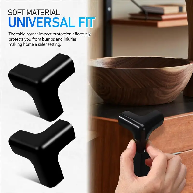 

4 шт., защитные уголки для стола, защитные края, угловые ограждения для мебели, детские угловые бамперы для столов, столов, шкафов, офиса
