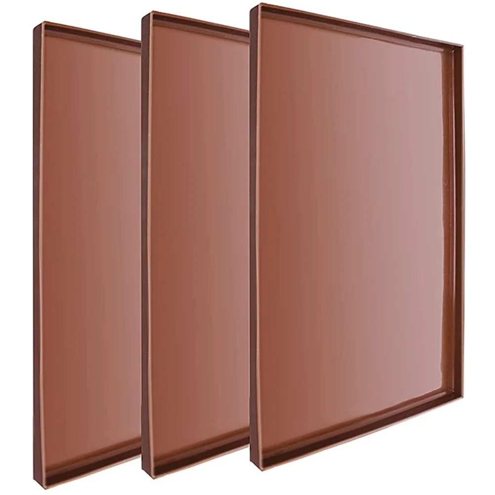 3 Pcs Dryer Silicone Mat Reusable Dehydrator Tray Vegetable Drying Mats for Fruit Roll Sheet Silica Gel Jerky