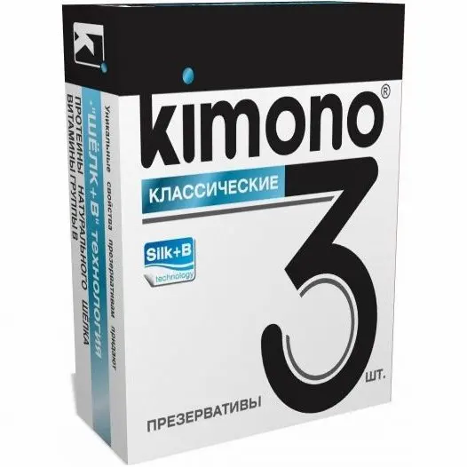 Классические презервативы KIMONO - 3 шт. |