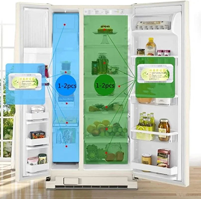 Очиститель воздуха дезодорант для холодильника морозильная камера бытовые