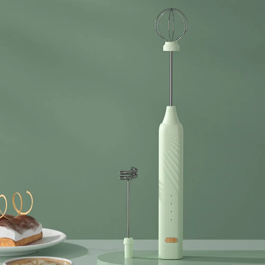 

Household USB Egg Beater With Three Gears Electric Wireless Manual Egg Beater Stainless Steel Egg Kitchen Egg Tools