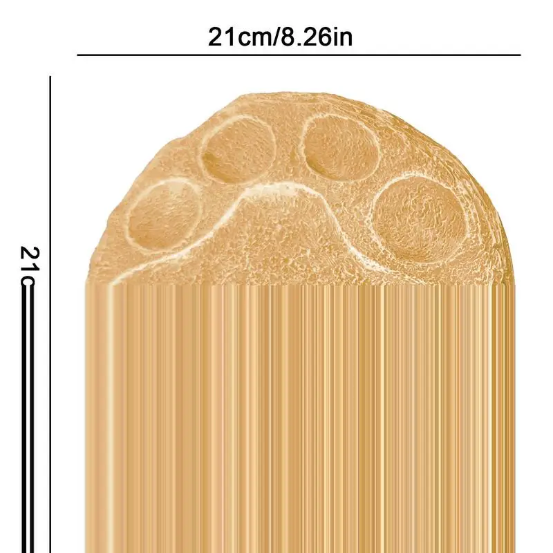 Мемориал для домашних животных садовые камни с принтом лапы украшение