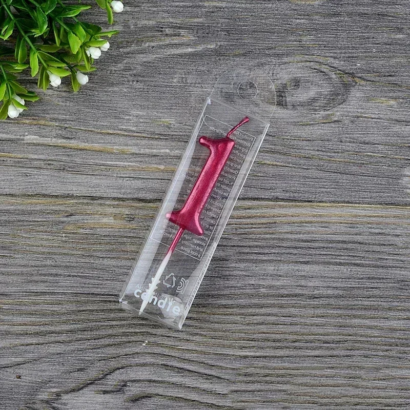 Свечи для торта с номером цвет в ассортименте