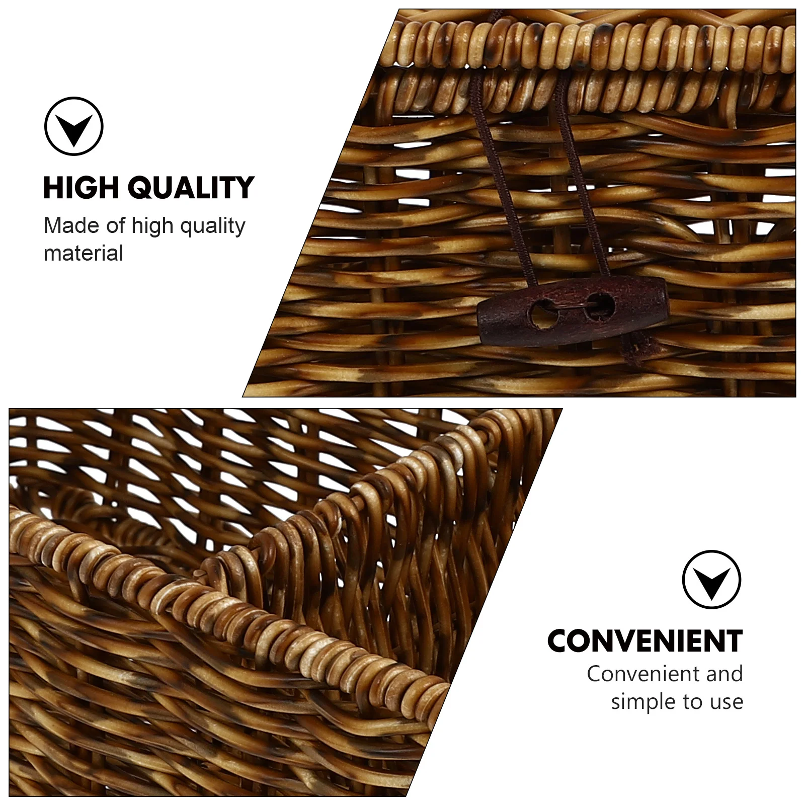 

Box Tissue Holder Napkin Cover Rattan Wicker Storage Paper Woven Home Dispenser Basket Square Facial Seagrass Desktop Hand