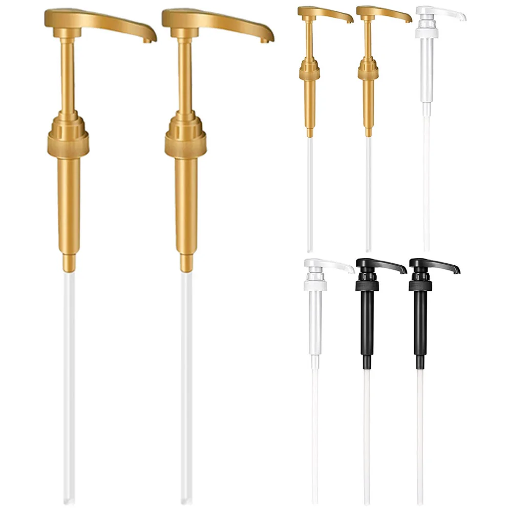 

8 Pcs Press Pump Head Syrup For Kitchen Coffee Pumps Dispenser Sugar