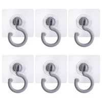 20226 pcs per set 360 rotating ceiling hooks cabinet and closet storage racks punch free and self adhesive hooks dealing with yo