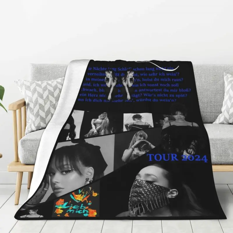 Одеяло Ayliva In Liebe Tour на заказ мягкие фланелевые флисовые теплые пледы с 3D принтом
