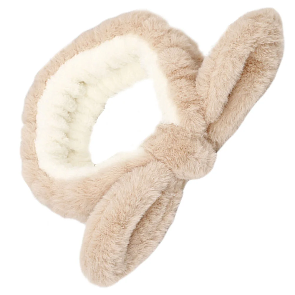 

Reusable Hair Hoop Rabbit Ear Fluffy Headband Creative Headdress Fashion Makeup Women