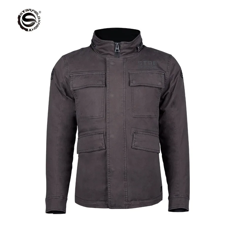 Мужская мотоциклетная куртка Star Field Knight Всесезонная теплая непромокаемая и