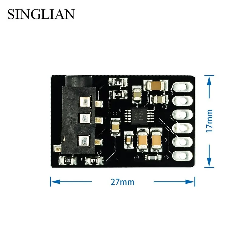 MCU-4344 CS4344 Модуль преобразования D/A Стереоаудиоконвертер