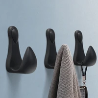 yonfia 3812k luxury black gold zinc coat towel wall hook mounted bathroom robe clothes hanger hook for bedroom kitchen toilet