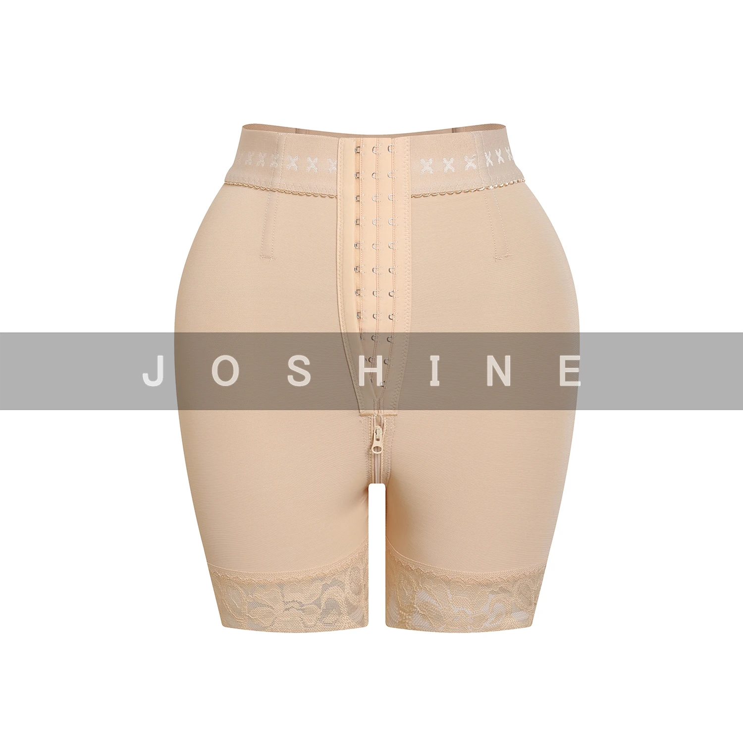 Компрессионные шорты для подтяжки ягодиц с застежкой спереди утягивающие живот