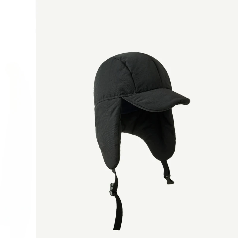 Японская шапка Lei Feng с подкладкой для мужчин и женщин зимняя ветрозащитная