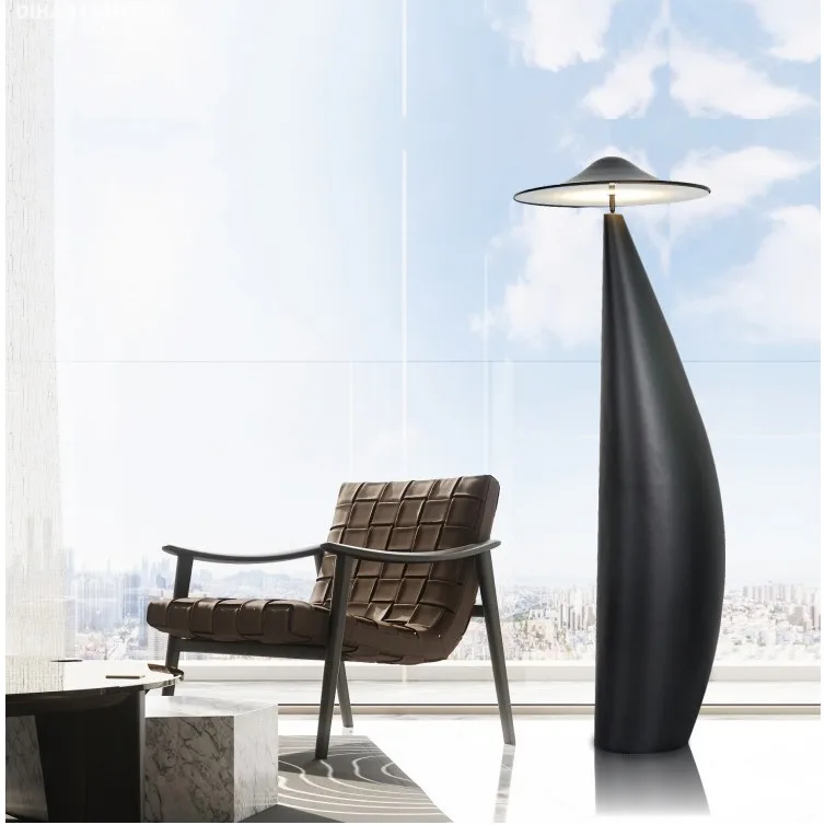 Гостиная прием торшер освещение украшение китайская вертикальная лампа ваби