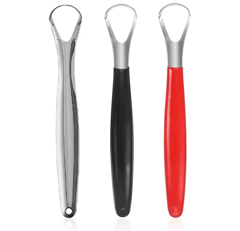 3 шт. многоразовые скребок для языка из нержавеющей стали