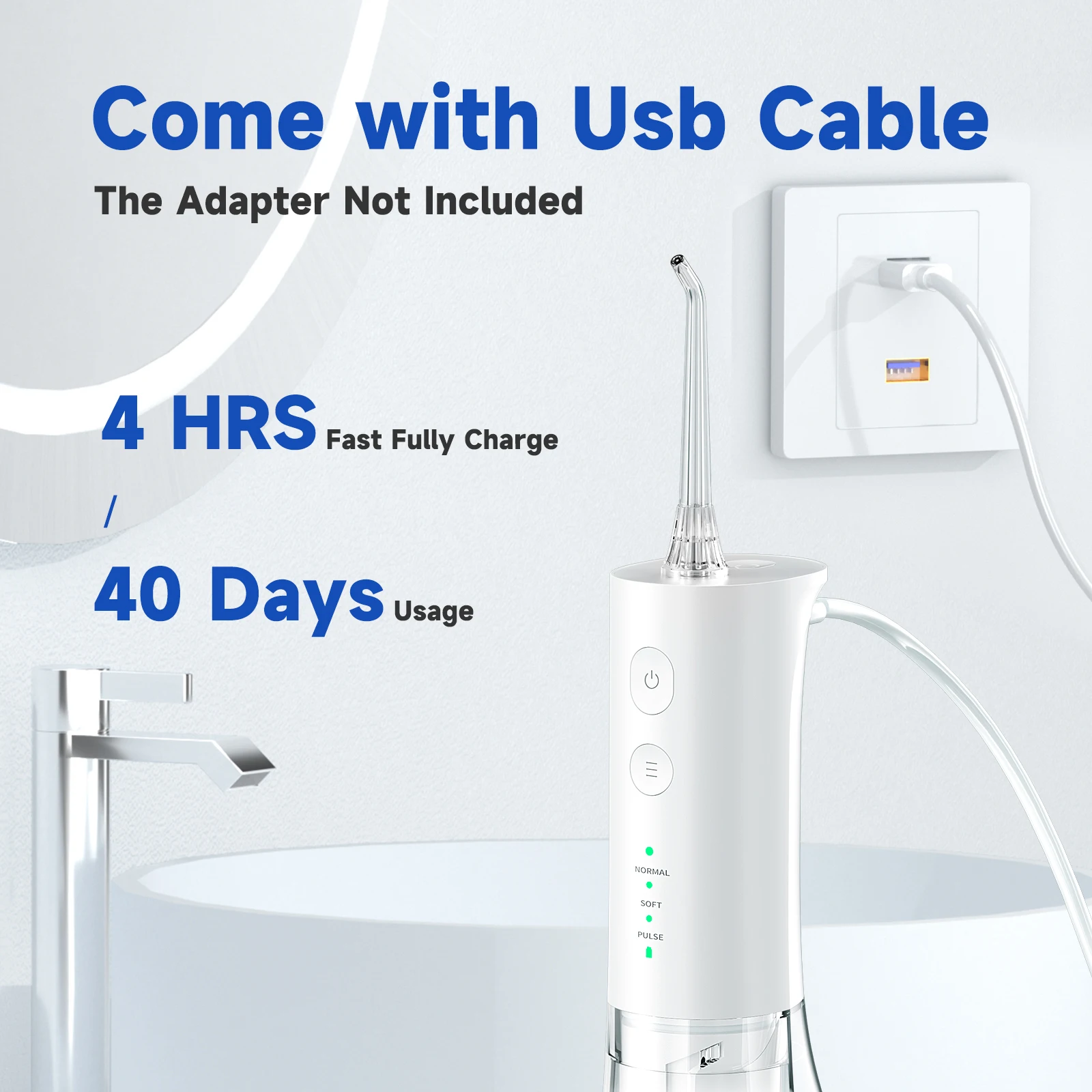 Ирригатор для полости рта Mornwell F29 3 режима водная ирригация стоматологическая