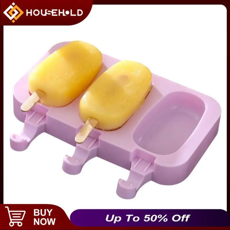 

Multi-shaped Ice Cream Cake Mold Silicone DIY Lolly Baking Frozen Mould Tray Kitchen Tool