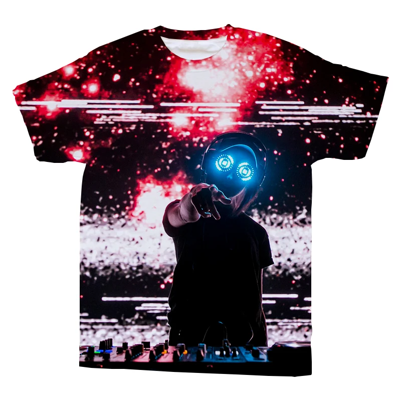 Футболка мужская с графическим принтом Повседневная рубашка 3D рисунком шорты