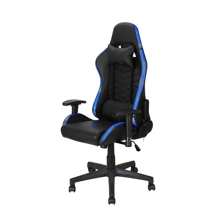 

Free Sample Pc Racing Computer Reclining Leather Game Gamer Dropshipping Led Gaming Chair With Footrest